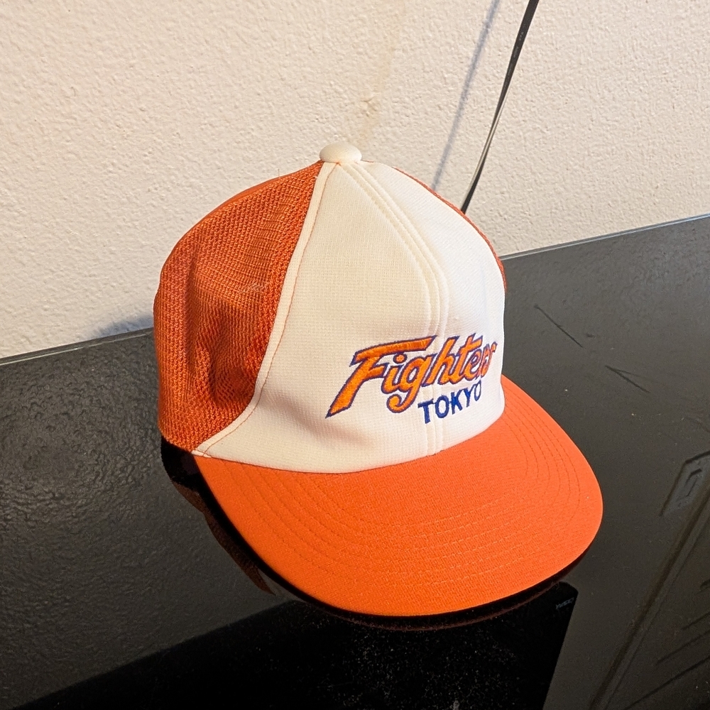 Tokyo Fighters Hat White Orange